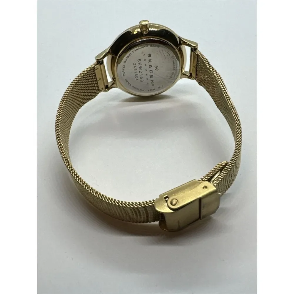Skagen Anita Lille SKW2150 Women's Gold-Tone Stainless Steel Analog Watch JNA899